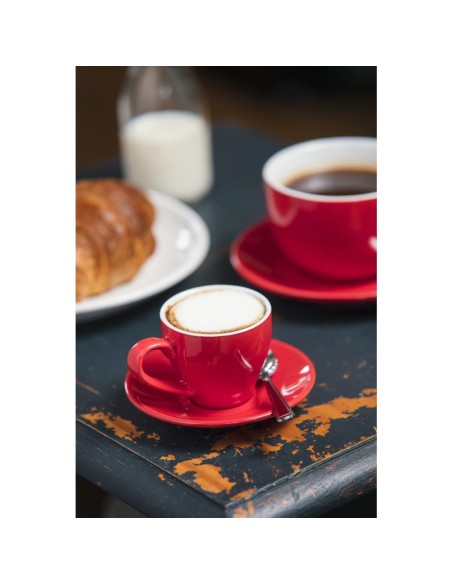Tasses à espresso Olympia Café rouges 100ml - Lot de 12