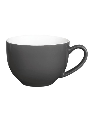 Tasses à cappuccino Olympia Café gris 340 ml - lot de 12