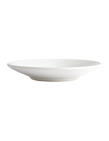Soucoupe blanche pour tasse espresso Olympia - lot de 12