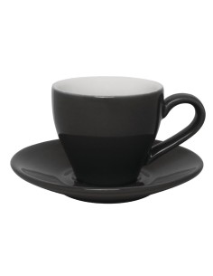Soucoupe pour tasse espresso Olympia grise - Lot de 12 2