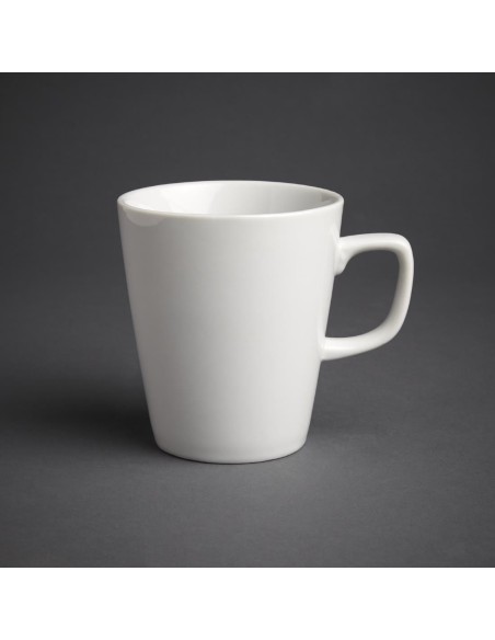 Mugs Olympia Athena 300 ml - Lot de 12 | Porcelaine vitrifiée