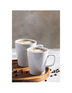 Mugs Olympia Athena 300 ml - Lot de 12 | Porcelaine vitrifiée 2