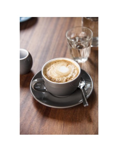 Tasses à cappuccino Olympia Café gris 340 ml - lot de 12