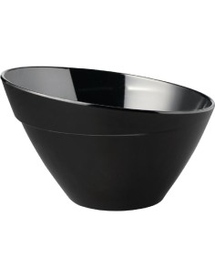 Saladier APS Balance noir 245 mm - 2,5 L empilable