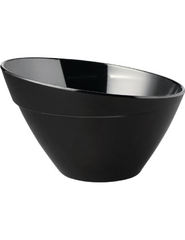 Saladier APS Balance noir 245 mm - 2,5 L empilable