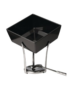 Saladier APS Balance noir 300mm - 5 L, empilable 2