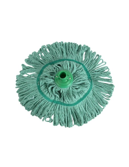 Tête de balai serpillière Jantex Bio Fresh vert - 380 mm