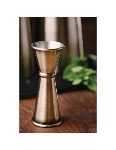 Mesure de bar Beaumont 25ml/50ml - Inox