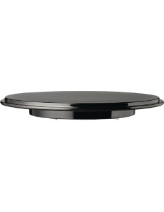 Plat à gâteau en mélamine APS Pure noir - 310 mm