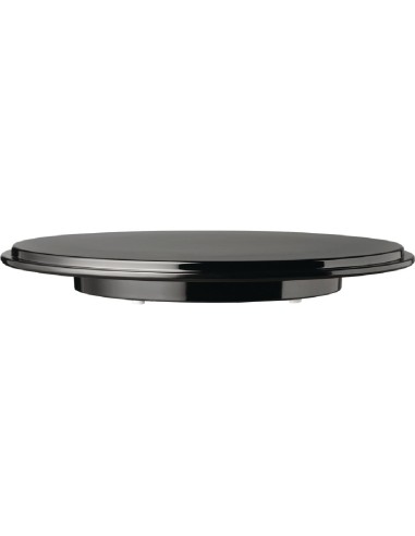 Plat à gâteau en mélamine APS Pure noir - 310 mm