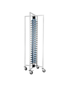 Porte-assiettes mobile Vogue 84 assiettes - inox