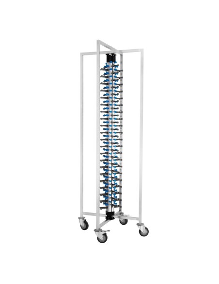 Porte-assiettes mobile Vogue 84 assiettes - inox
