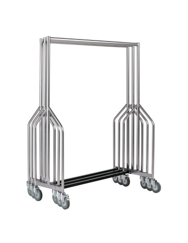 Portant à vêtements professionnel en Z Bolero - 260 kg