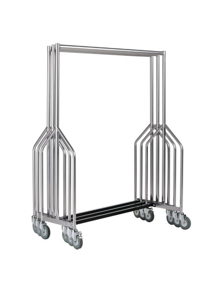 Portant à vêtements professionnel en Z Bolero - 260 kg