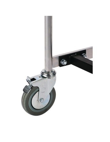 Portant à vêtements professionnel en Z Bolero - 260 kg