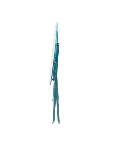 Table ronde pliable Bolero bleu turquoise 595mm