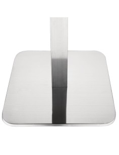 Pied de table carré Bolero en inox 304 - 680 mm 2