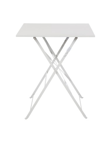 Table de terrasse carrée Bolero gris 600mm - 125kg