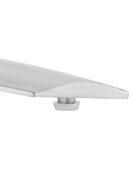 Table bistro carrée Bolero 600mm - bois et aluminium