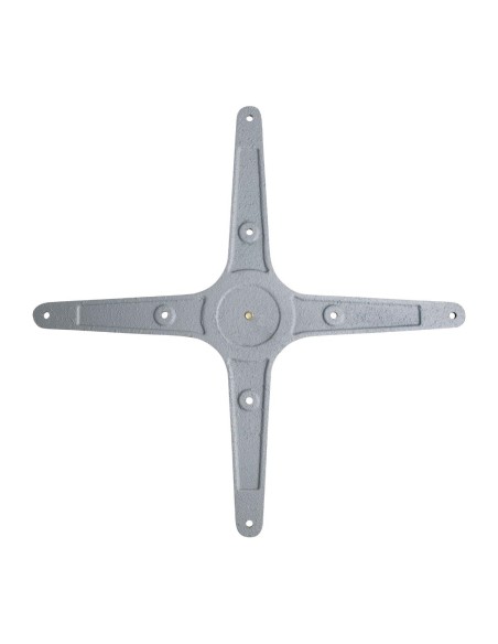Pied de table carré Bolero en inox 304 - 680 mm