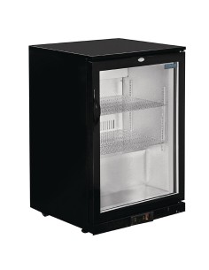 Arrière-bar Polar Série G 138L noir - porte pivotante