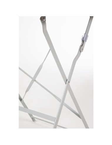 Table de terrasse carrée Bolero gris 600mm - 125kg