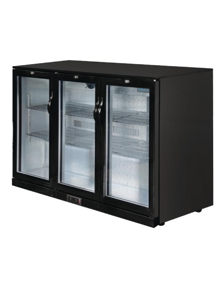 Arrière-bar Polar Série G noir 330L - 270 bouteilles