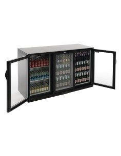 Arrière-bar Polar Série G noir 330L - 270 bouteilles 2