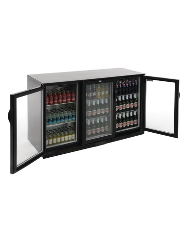 Arrière-bar Polar Série G noir 330L - 270 bouteilles