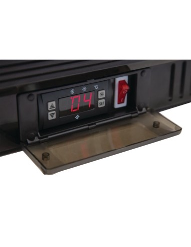 Arrière-bar Polar Série G 138L noir - porte pivotante