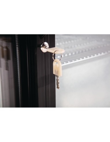 Arrière-bar Polar Série G 138L noir - porte pivotante