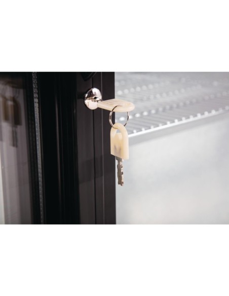 Arrière-bar Polar Série G 138L noir - porte pivotante