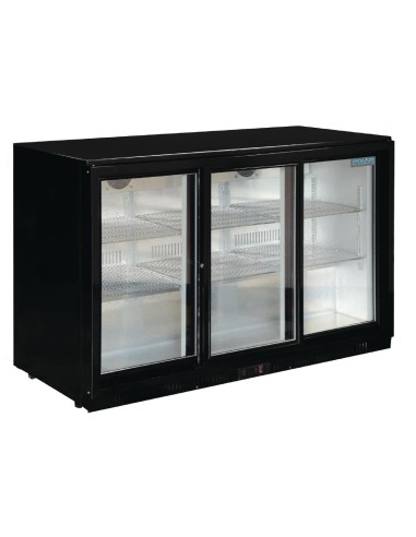 Arrière-bar 3 portes coulissantes Polar Série G 330L noir