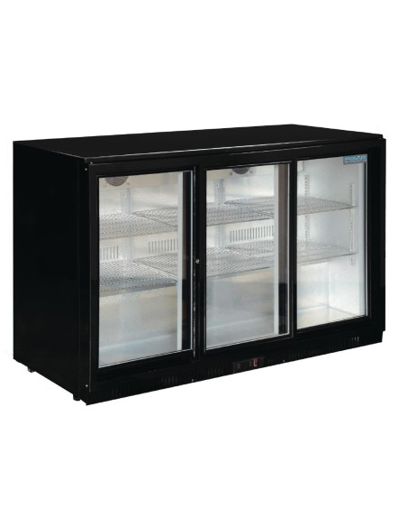 Arrière-bar 3 portes coulissantes Polar Série G 330L noir