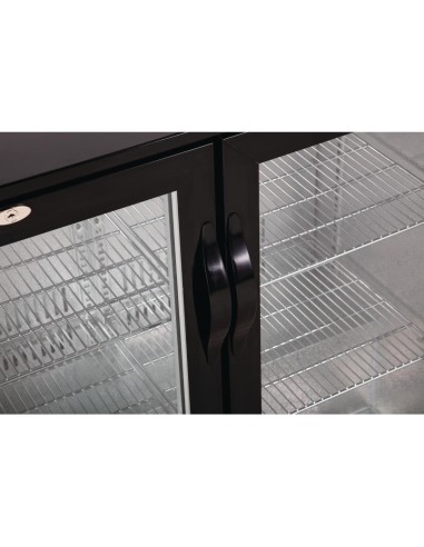 Arrière-bar Polar Série G noir 208L - 180 bouteilles