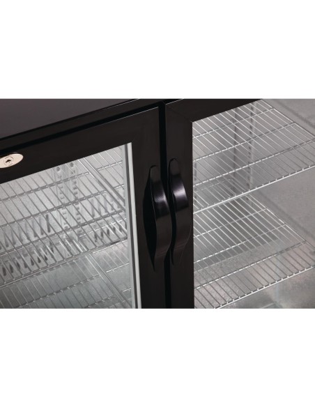 Arrière-bar Polar Série G noir 208L - 180 bouteilles