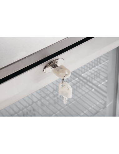 Arrière-bar Polar Série G inox 138L - 108 bouteilles