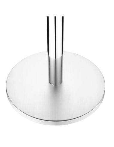 Pied de table rond Bolero en inox 304 - 680x400 mm