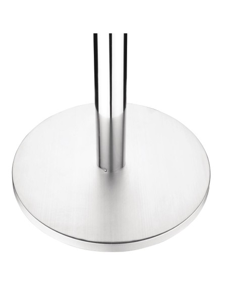 Pied de table rond Bolero en inox 304 - 680x400 mm
