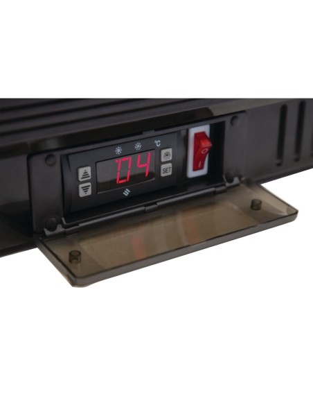 Arrière-bar Polar Série G noir 208L - 180 bouteilles