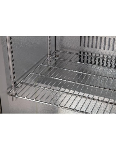 Arrière-bar trois portes Polar Série G inox 330L - 270 bouteilles