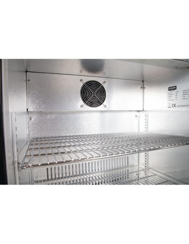 Arrière-bar Polar Série G 900mm 138L noir - 108 bouteilles