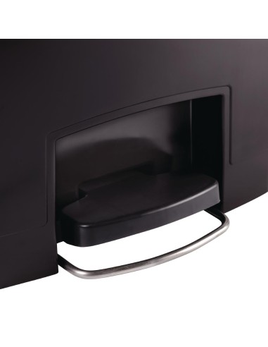 Poubelle à pédale Rubbermaid Slim Jim 90 L noir - compacte et robuste