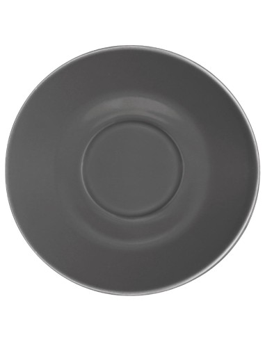 Soucoupes gris 228/340ml Olympia Café - Lot de 12