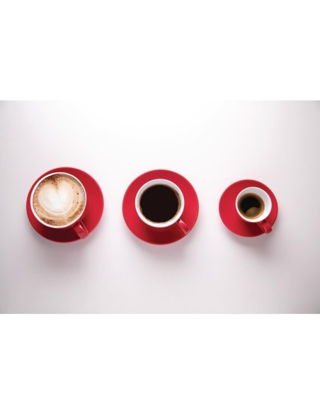 Soucoupes rouges Olympia Café 228ml/340ml - Lot de 12