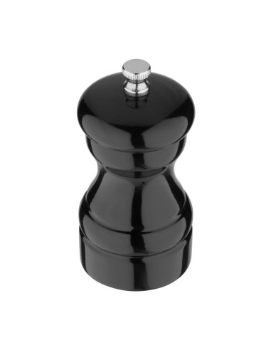 Ensemble sel et poivre Olympia noir - Bois brillant