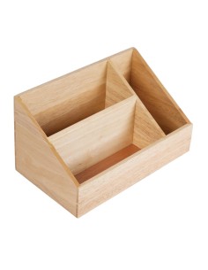 Présentoir boissons chaudes en bois Olympia - 150x160x285 mm