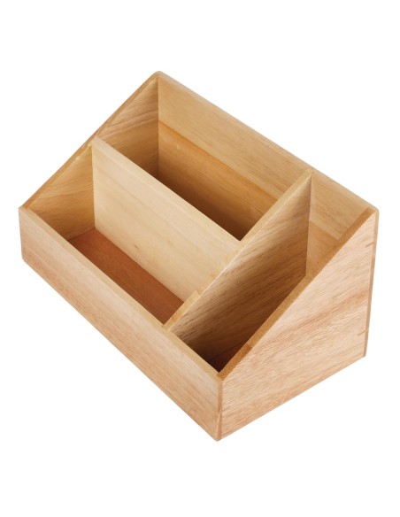 Présentoir boissons chaudes en bois Olympia - 150x160x285 mm