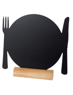 Silhouette de table assiette Securit - lot de 3
