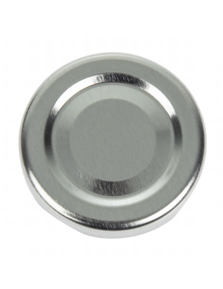 Couvercles métal 53mm pour mini bouteilles de lait - lot de 18